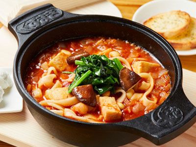 森のこだま館くずまき鍋